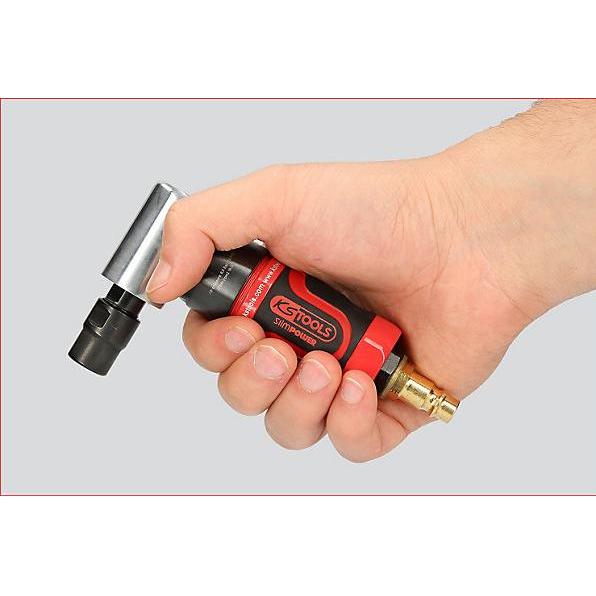 Thumbnail - KS Tools, Schleifmaschine + Poliermaschine, SlimPOWER Mini-Druckluft-Winkelstabschleifer, pneumatisch, 19000 U/min (220 ...
