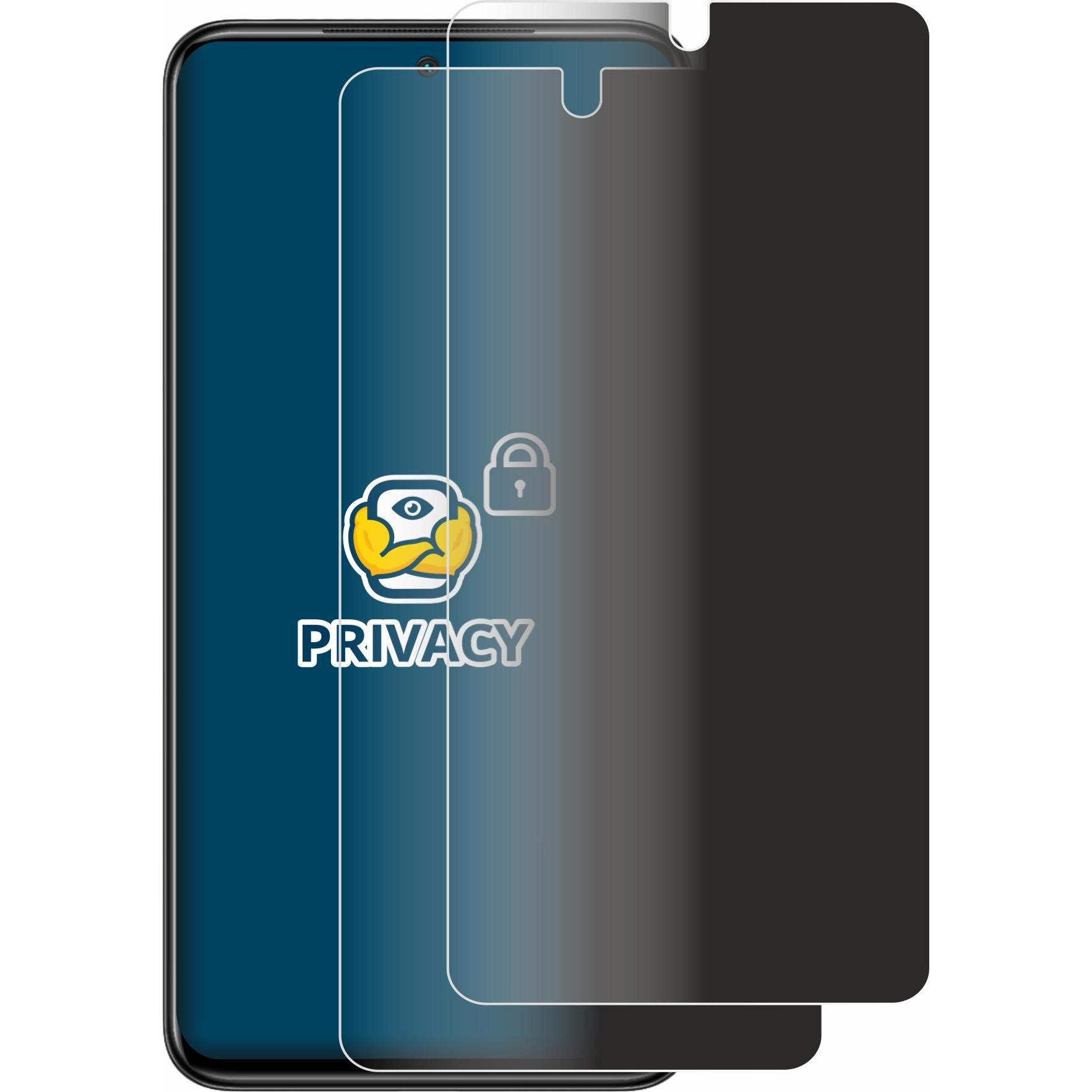 Thumbnail - BROTECT Sichtschutzfolie Anti-Spy Privacy Folie Blaulicht-Schutz (2 Stück, Xiaomi Poco M4 Pro), Smartphone Schutzfolie, ...