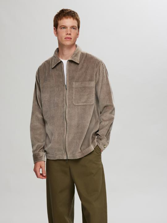Actual product image Selected Homme Slh-Jake Cord Overshirt Ls Zip Noos (S)