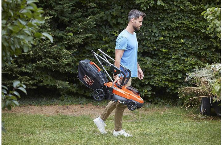 Actual product image Black & Decker Battery lawn mower BCMW3336N Solo (Rechargeable battery operated)