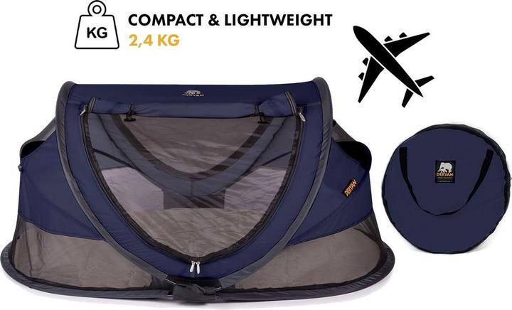 Immagine prodotto Deryan Lettino da viaggio e tenda da gioco Peuter Luxe