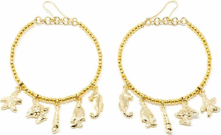 Image du produit Shabama Boucles d'oreilles FORMENTOR or brillant 1 u (Laiton doré)