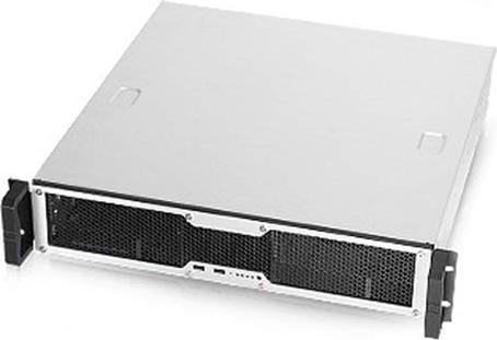 Image du produit Chenbro RM24100-L (argenté/noir, 2 unités de hauteur)