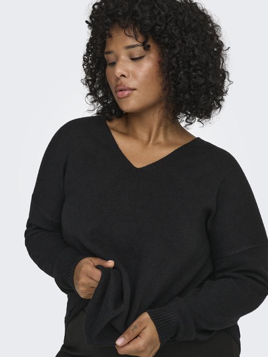Produktbild Only Curvy V-Ausschnitt Strickpullover (XL)