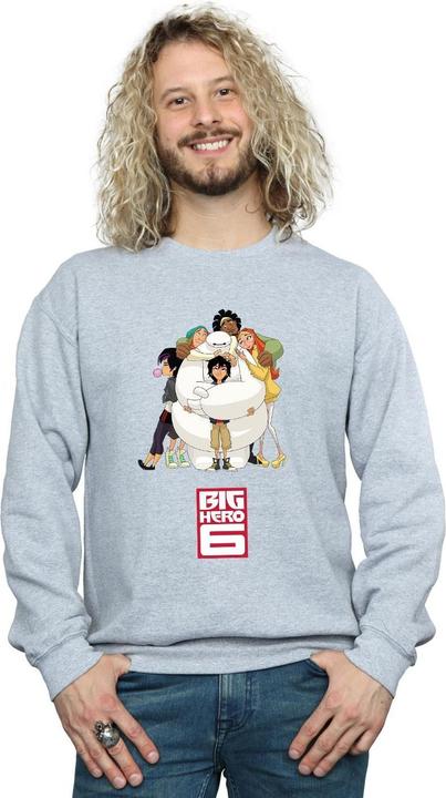 Actual product image Disney Mens Big Hero 6 Baymax Hug Sweatshirt (S)