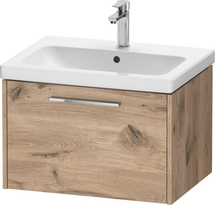 Duravit D-Code Waschtischunterbau, 1 Auszug, 634x460mm, mit Griff (63.40 x 46 x 40 cm)