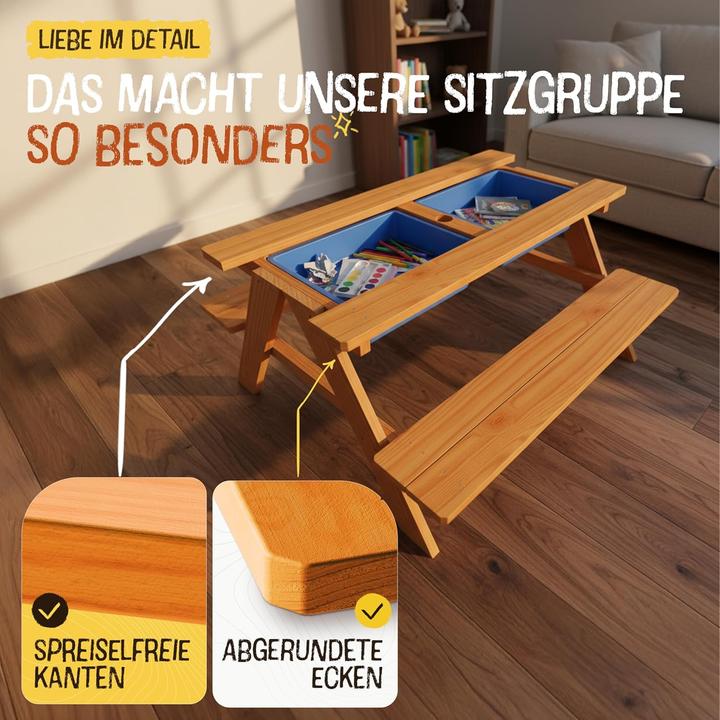 Image du produit Friedo Products 2in1 Kindersitzgruppe mit Matschtisch