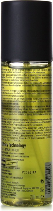 Nährwerte und Zutaten KMS California Add Volume (200 ml)