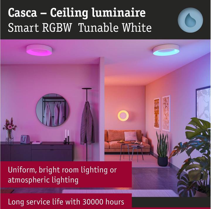Actual product image Paulmann Deckenleuchte Casca Zigbee (2500 lm)