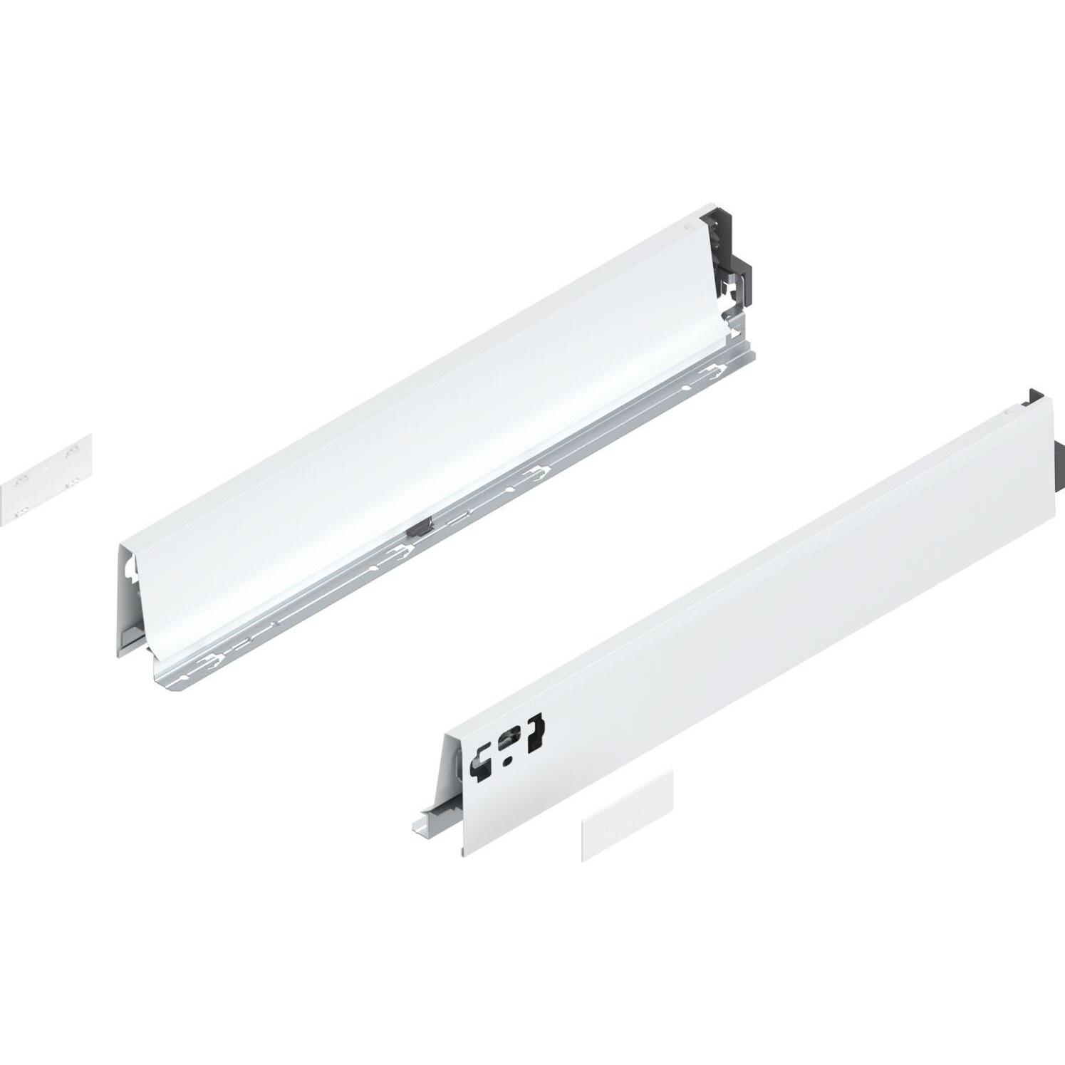 Blum, Schubladenauszüge, Tandembox antaro M 65kg 500 mm Vollauszug Blumotion-Möbeldämpfer seidenweiss