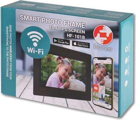 Actual product image Benel Frameo Digital Photo Frame HF-101B Black 10.1 Inch (10.10", 1280 x 800 pixels)