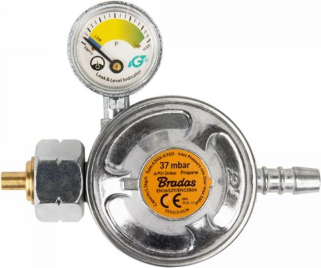 Produktbild Bradas Druckminderer 37 mBar