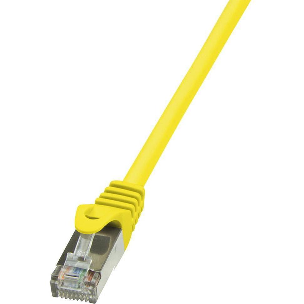 LogiLink Netzwerkkabel (F/UTP, CAT5e, 1 m), Netzwerkkabel