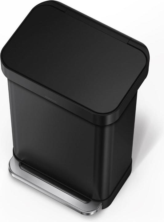 Immagine prodotto Simplehuman Cestino per pedali da 45 l, nero opaco (45 l)