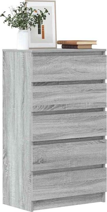 Image du produit vidaXL Schubladenschrank Grau Sonoma 60x36x103 cm (60 x 36 x 103 cm)