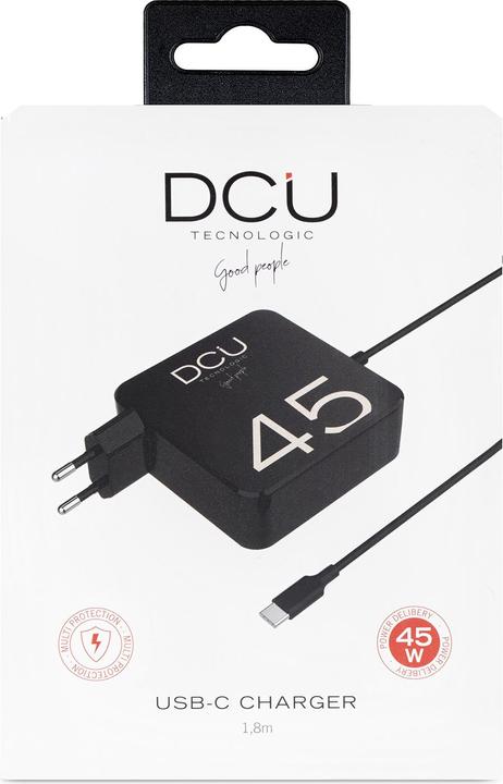 Produktbild DCU Tecnologic USB CHARGER TYPE C 45W 1.8M TYPE C 45W 1.8M