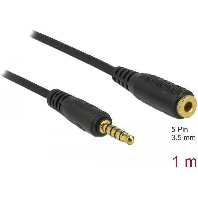 Delock 85701 Audio-Kabel (1 m, Verlängerung), Audio Kabel