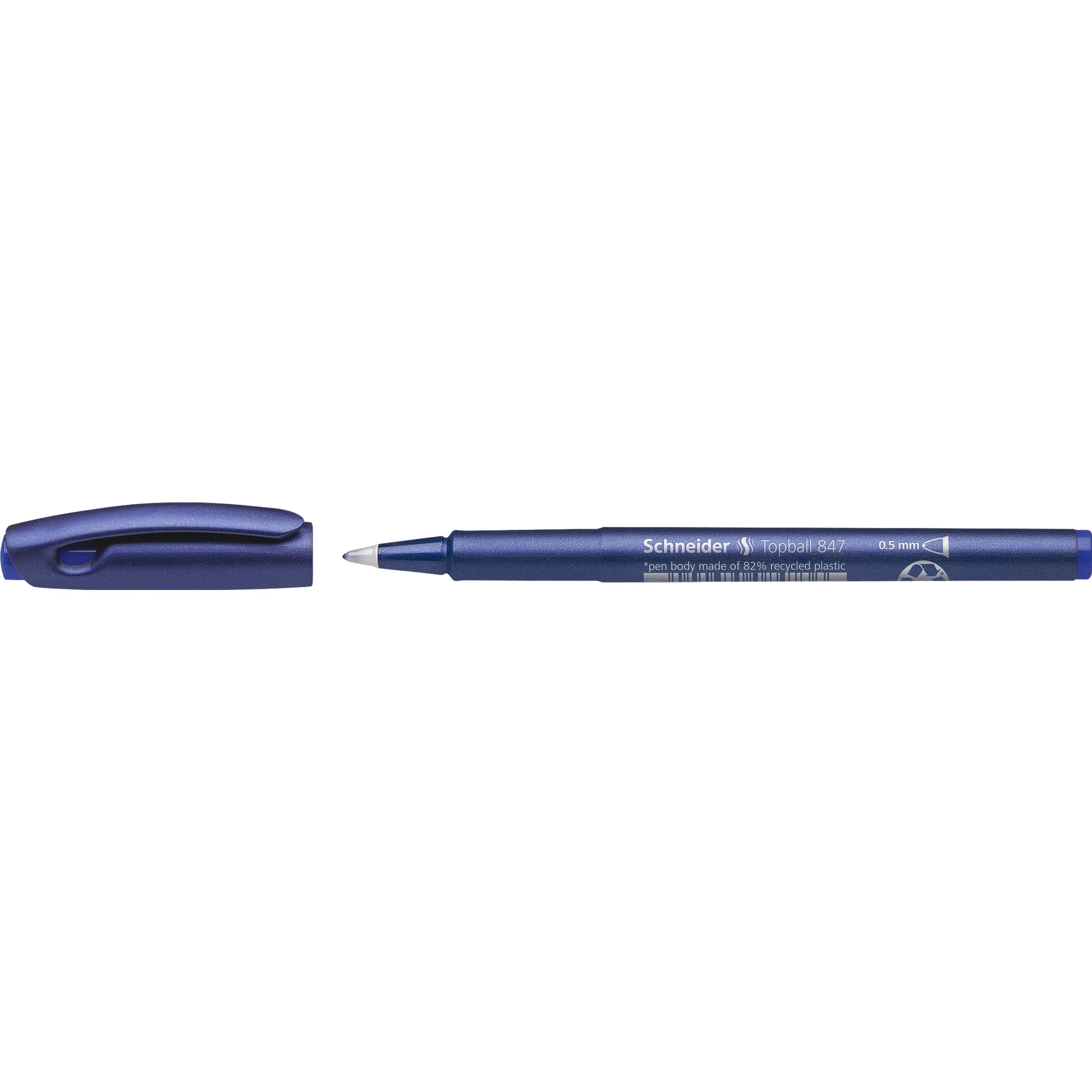 Schneider Roller Topball 847 0.5 blau (Blau, 1 x) (8473)