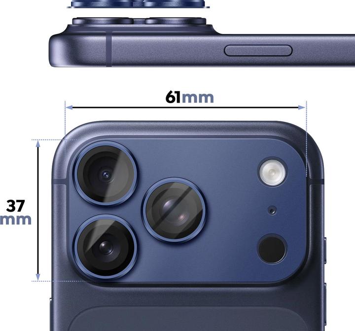 Image du produit Avizar Alu Kameraschutz Monoblock iPhone 17 Pro Max (1 pcs, Apple iPhone 17 Pro Max)