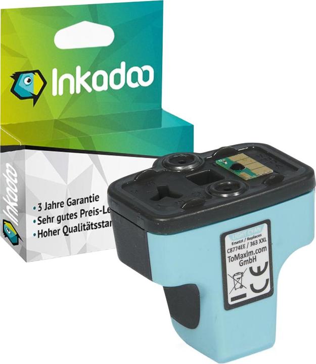 Produktbild Inkadoo Druckerpatronen kompatibel zu HP C8774EE / 363 XL Tintenpatrone, light cyan Photocyan (PC)