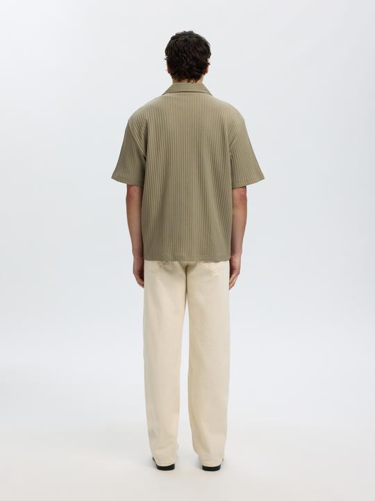 Produktbild Selected Geripptes Relaxed Fit Overshirt (L)