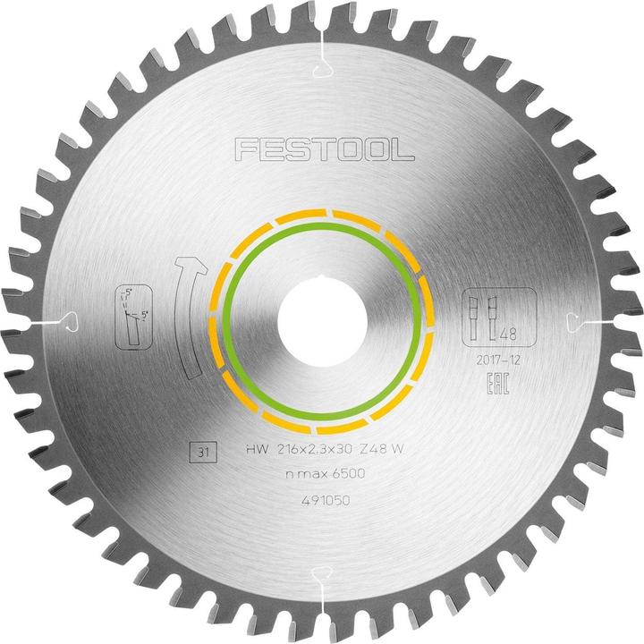 Actual product image Festool Circular saw blade HW 216x2,3x30 W48