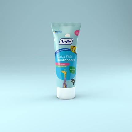 Image du produit TePe Daily Kids Dentifrice quotidien au fluor pour les enfants de 3 à 6 ans - Prévient les caries - (75 ml)