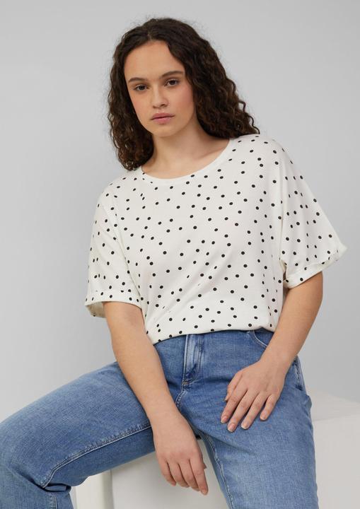 Actual product image S.Oliver T-Shirt Locker geschnittenes T-Shirt aus Modalmix (50)