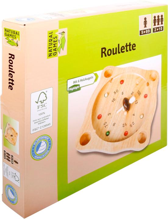 Produktbild Natural games Roulette (Deutsch, 2 - 10 Spieler)