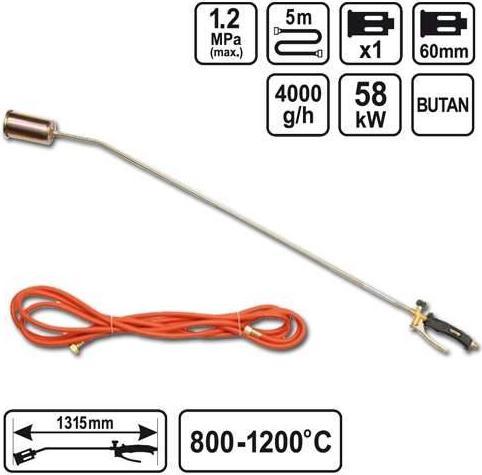 Produktbild Toya Roof Heating Torch 60mm W.Connector