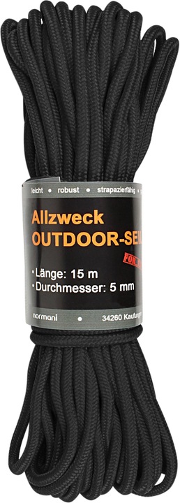 Actual product image Normani All Purpose Outdoor Rope 5 mm x 15 m Chetwynd (15 m)