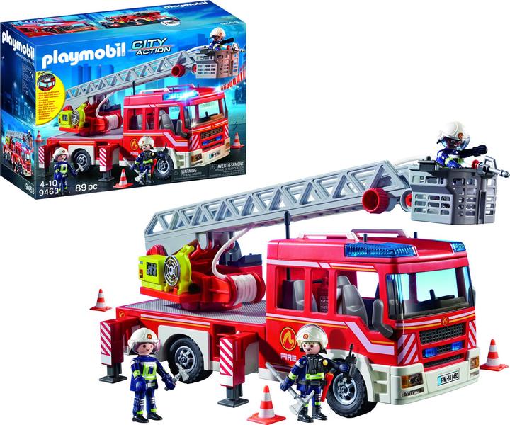 Produktbild Playmobil Feuerwehr-Leiterfahrzeug (9463, Playmobil City Action)