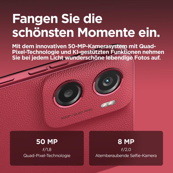 Produktbild Motorola Moto G05 (64 GB, Plum Red, 6.67", Dual SIM, 4G)