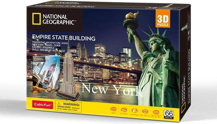 Produktbild Cubicfun 3D Puzzle Empire State Building 66 Teile (66 Teile)