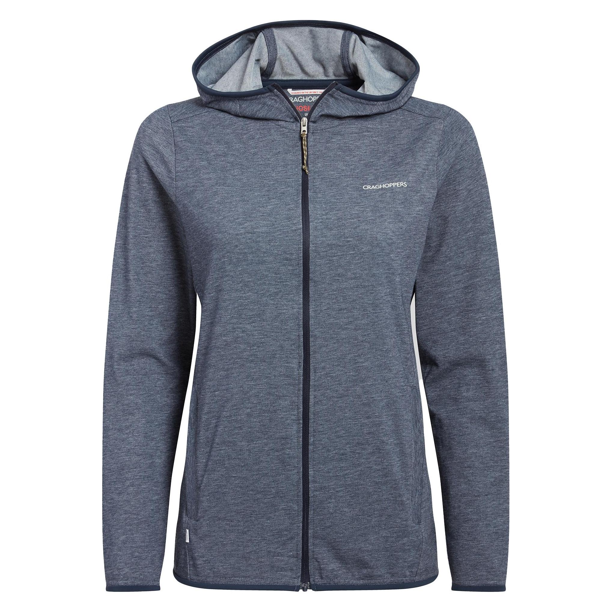 Craghoppers, Damen, Outdoorjacken, NosiLife Afia Hooded Jacket (38, M), Blau, M, 38