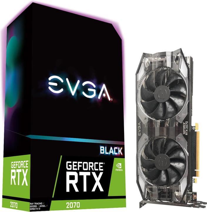 Produktbild EVGA GeForce RTX 2070 XC Black Edition (8 GB)