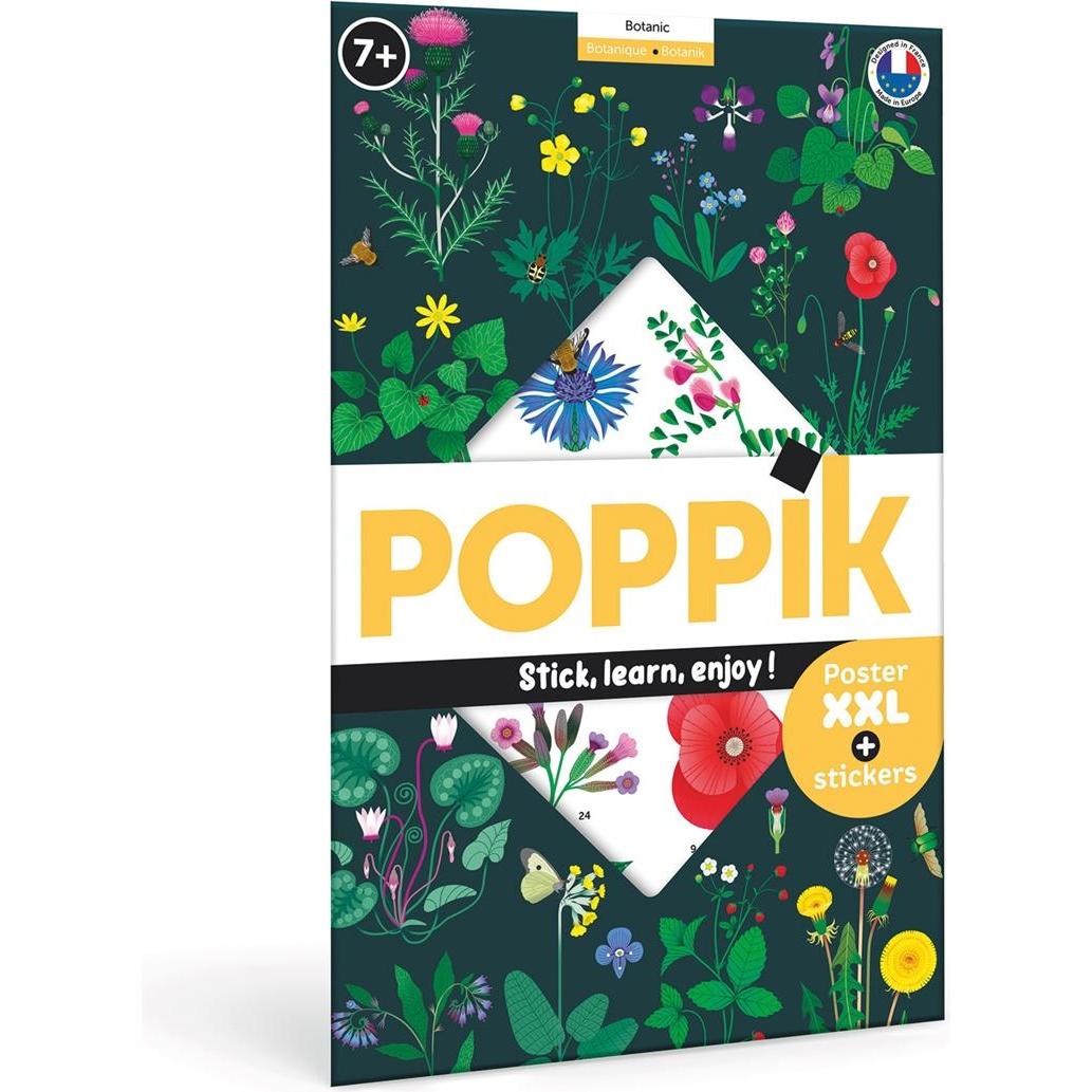 Poppik, Sticker, Sticker Lernposter Botanik