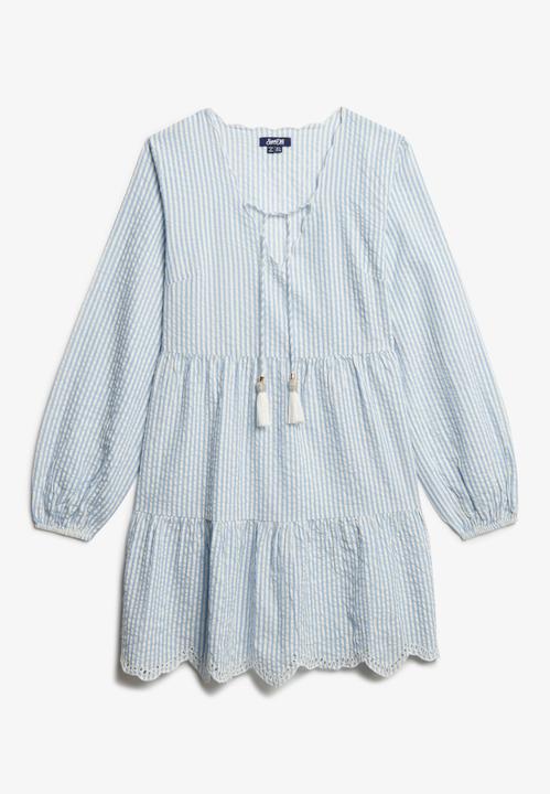 Image du produit Superdry Robe courte brodée à plusieurs niveaux (Taille unique)