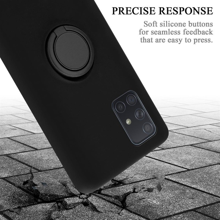 Actual product image Cadorabo TPU Liquid Ring Silicone Case Cover (Samsung Galaxy A71)