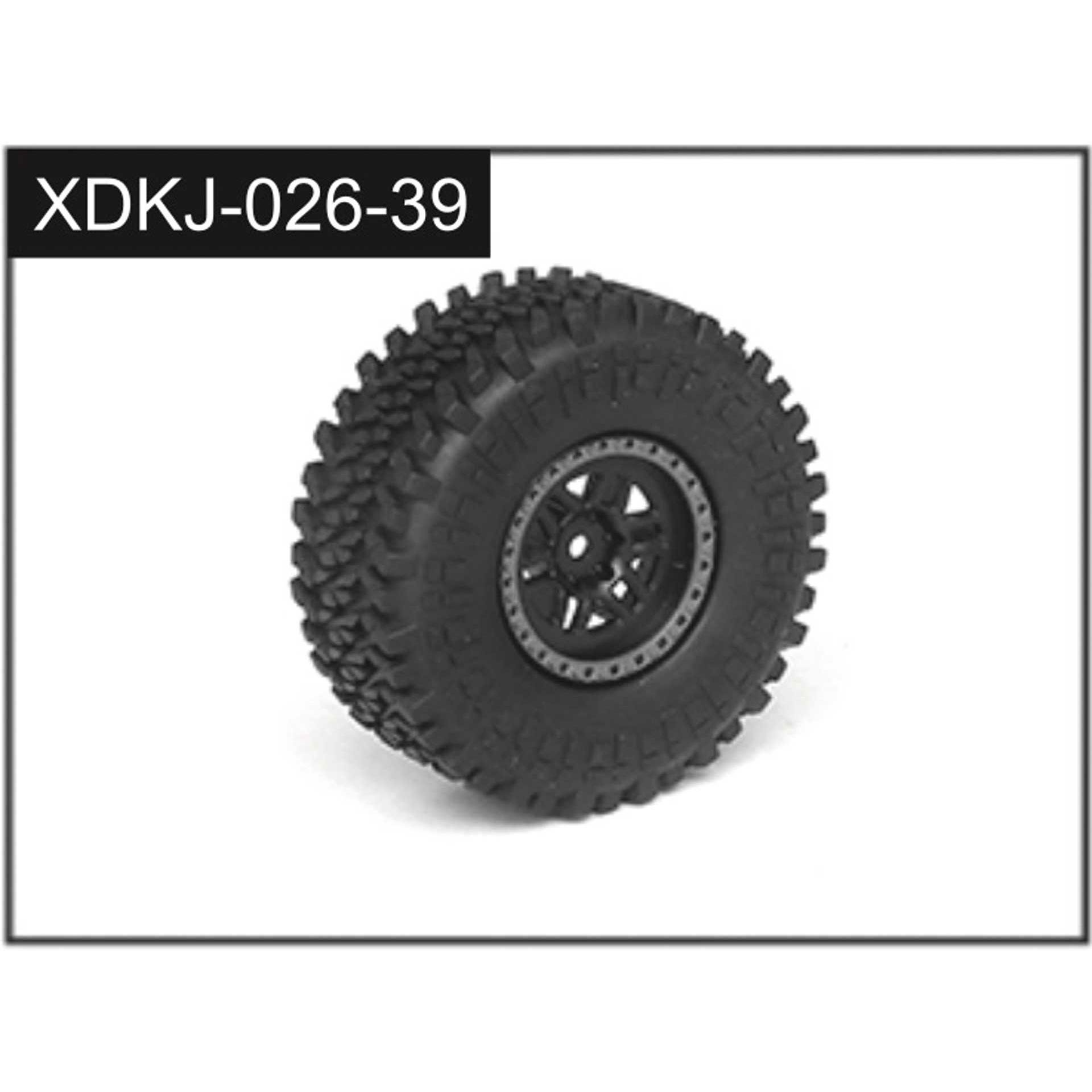 Absima Spare Wheel (2 pcs.) Reckless/Devotee rot