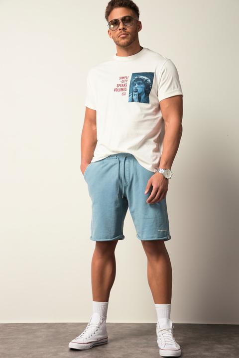 Image du produit Sthuge Bermuda en molleton à taille élastique, style vintage - jusqu'au 8 XL (6XL)