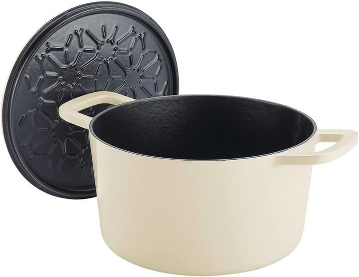 Image du produit Fissler Cocotte en fonte ronde, ivoire blanc (Casserole, Fonte, 20 x 15 cm)