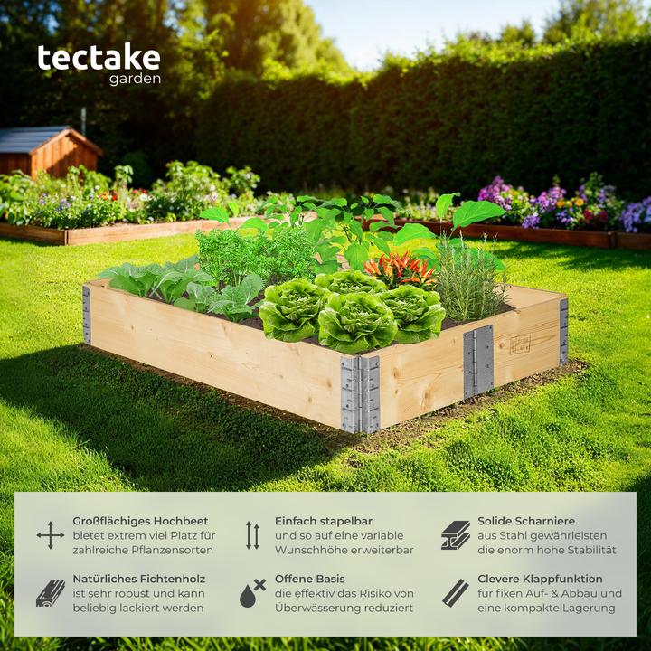 Produktbild tectake Hochbeet