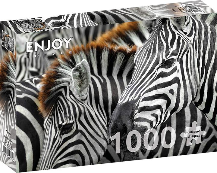 Produktbild Enjoy Puzzle ENJOY-2103 - Zebras, Puzzle, 1000 Teile (1000 Teile)