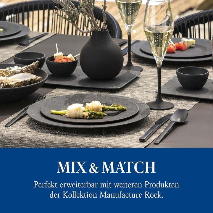 Produktbild Villeroy & Boch Starter Set 6tlg. EC Manufacture Rock (6 Stk.)
