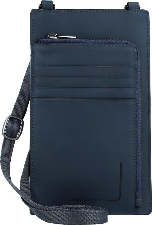 Immagine prodotto Piquadro Tasche, Leather Crossbody Bag, Blue, 11.5 x 19 x 2 cm, For Men
