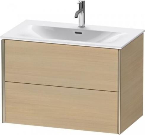 Actual product image Duravit Durait XViu 4134 Vanity unit wall-mounted, 2 drawers, for washbasin Viu 234483, 810x480 mm