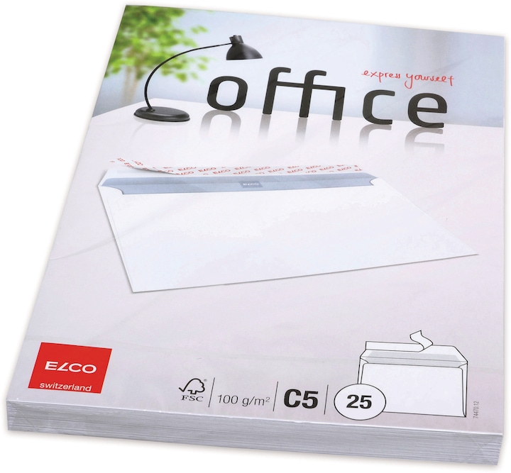 Image du produit Elco Bureau des enveloppes, sans fenêtre (229 x 162 mm, 25 x)