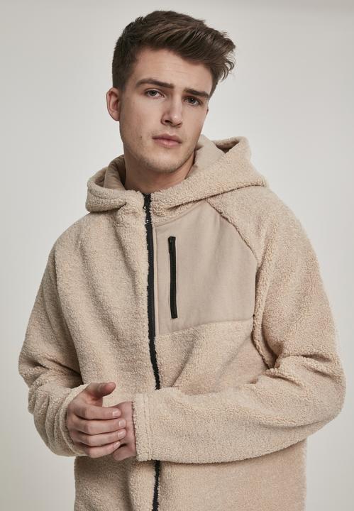 Actual product image Urban Classics Hooded Sherpa Zip Jacket (5XL)
