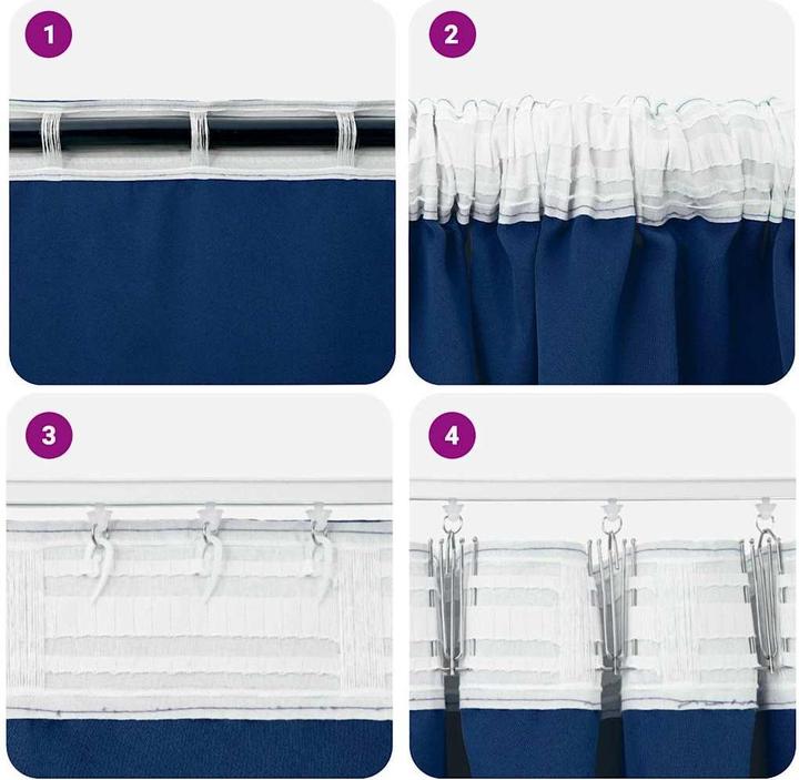 Actual product image vidaXL Vorhänge (175 x 140 cm)